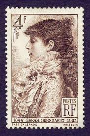 Sarah Bernhardt post stamp